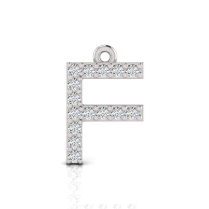 Claw Set Letter Pendant&nbsp;= Initial F