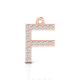 Claw Set Letter Pendant&nbsp;= Initial F