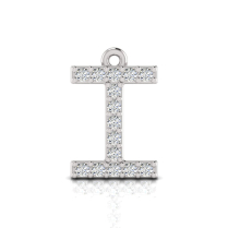 Claw Set Letter Pendant&nbsp;= Initial I