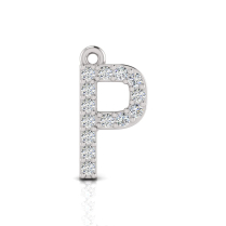 Claw Set Letter Pendant&nbsp;= Initial P