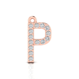 Claw Set Letter Pendant&nbsp;= Initial P