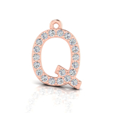 Claw Set Letter Pendant&nbsp;= Initial Q