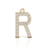 Claw Set Letter Pendant&nbsp;= Initial R