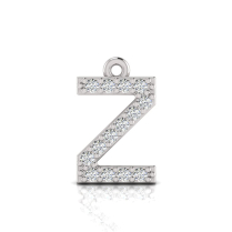 Claw Set Letter Pendant = Initial Z