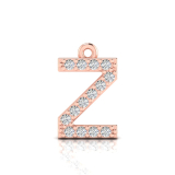 Claw Set Letter Pendant = Initial Z