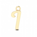 Script Letter Pendant = Initial I