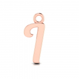 Script Letter Pendant = Initial I