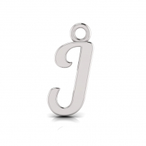 Script Letter Pendant = Initial J
