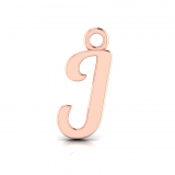 Script Letter Pendant = Initial J