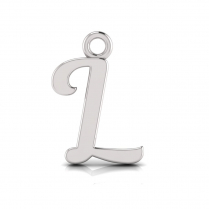 Script Letter Pendant = Initial L