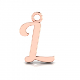 Script Letter Pendant = Initial L