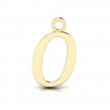 Script Letter Pendant = Initial O
