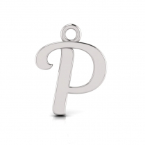 Script Letter Pendant = Initial P