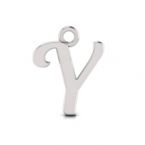 Script Letter Pendant = Initial Y