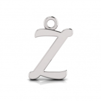 Script Letter Pendant = Initial Z