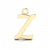 Script Letter Pendant = Initial Z