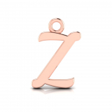 Script Letter Pendant = Initial Z