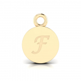 Disk Letter Pendant&nbsp;= Initial F