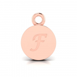 Disk Letter Pendant&nbsp;= Initial F