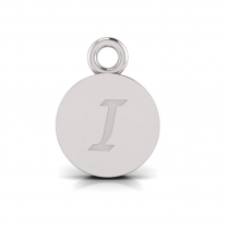 Disk Letter Pendant&nbsp;= Initial I