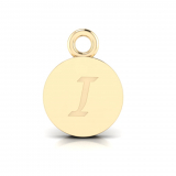 Disk Letter Pendant&nbsp;= Initial I