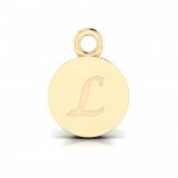 Disk Letter Pendant&nbsp;= Initial L