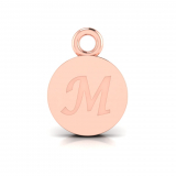 Disk Letter Pendant&nbsp;= Initial M