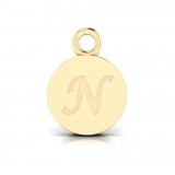 Disk Letter Pendant&nbsp;= Initial N