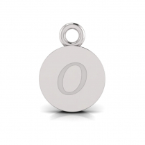 Disk Letter Pendant&nbsp;= Initial O