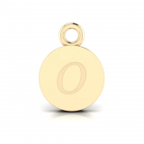 Disk Letter Pendant&nbsp;= Initial O