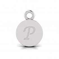 Disk Letter Pendant&nbsp;= Initial P