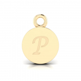 Disk Letter Pendant&nbsp;= Initial P