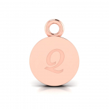 Disk Letter Pendant&nbsp;= Initial Q