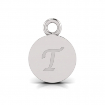 Disk Letter Pendant&nbsp;= Initial T