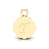 Disk Letter Pendant&nbsp;= Initial T