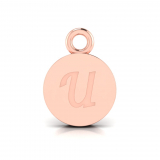 Disk Letter Pendant&nbsp;= Initial U