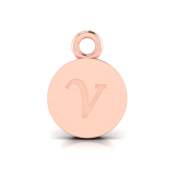 Disk Letter Pendant&nbsp;= Initial V