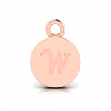 Disk Letter Pendant&nbsp;= Initial W