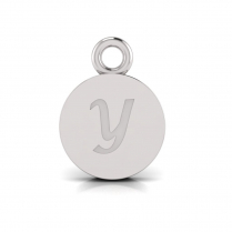 Disk Letter Pendant&nbsp;= Initial Y