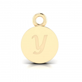 Disk Letter Pendant&nbsp;= Initial Y