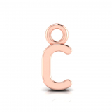 Block Letter Pendant = Initial C