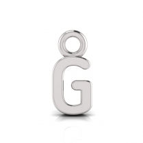 Block Letter Pendant = Initial G
