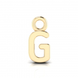 Block Letter Pendant = Initial G
