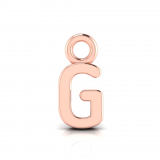Block Letter Pendant = Initial G