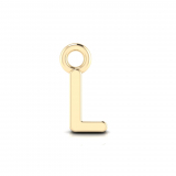 Block Letter Pendant = Initial L