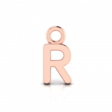 Block Letter Pendant = Initial R