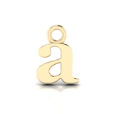 Block Letter Pendant = Initial a