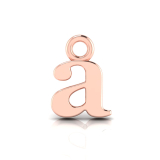 Block Letter Pendant = Initial a