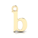 Block Letter Pendant = Initial b