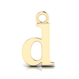 Block Letter Pendant = Initial d